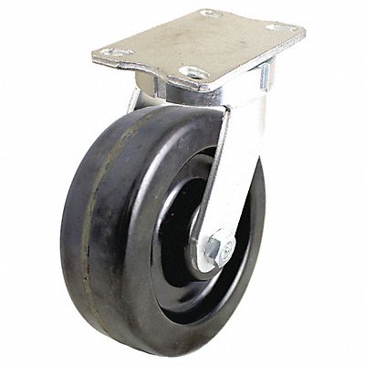 GRAINGER P27SPH080R16 Standard Plate Castor Wheel 8 Dia