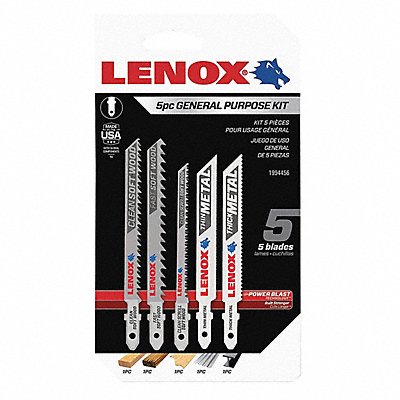 LENOX 1994456 JigSaw Blade Rigid for Straight Cuts PK5
