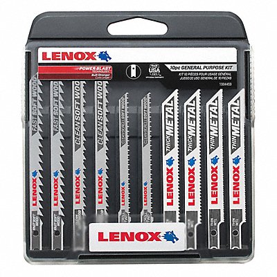 LENOX 1994459 JigSawBlade Rigid for Straight Cuts PK10