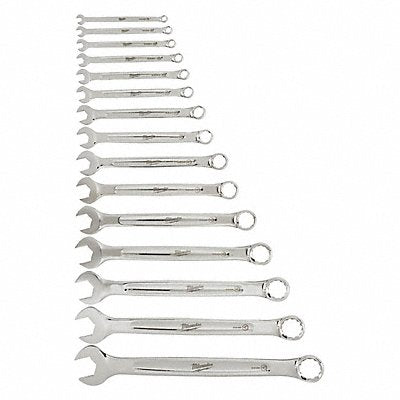 MILWAUKEE 48229415 Combination Wrench St CV Steel Chrome Standard