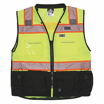 MCR SAFETY PSURVCL2LSX3 High Visibility Vest 3XL Size Unisex