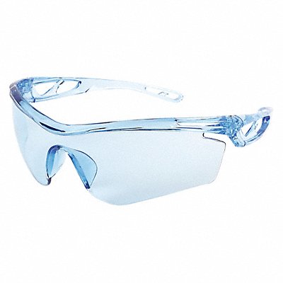 MCR SAFETY CL413 Safety Glass Light Blue Lens Half-Frame