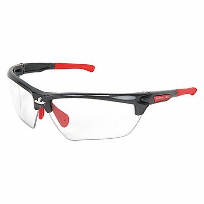 MCR SAFETY 55KY31 Safety Glass Clear Lens Half-Frame