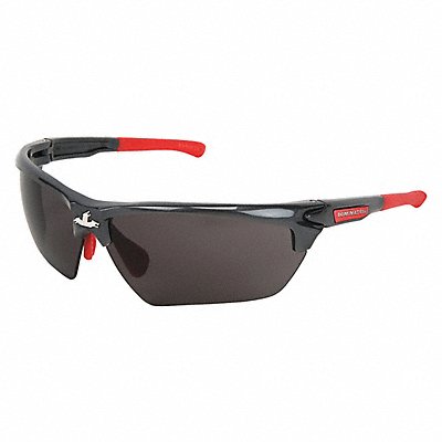 MCR SAFETY DM1312PF Safety Glass Grey Lens Half-Frame