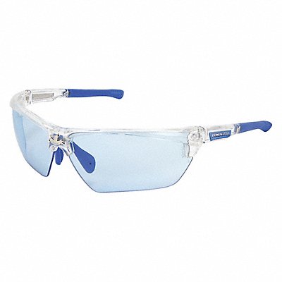 MCR SAFETY DM1323PF Safety Glass Light Blue Lens Half-Frame
