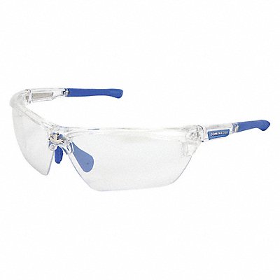 MCR SAFETY DM1329 Safety Glass Clear Lens Half-Frame