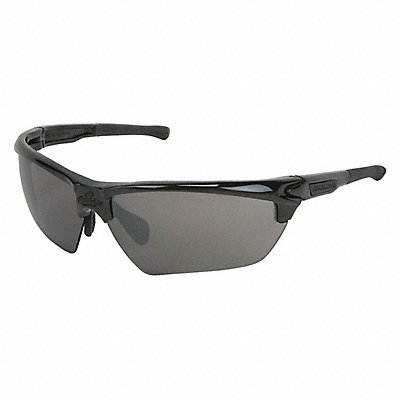 MCR SAFETY DM1337BZ Safety Glass Black Lens Half-Frame
