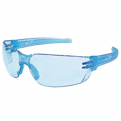 MCR SAFETY HK213PF Safety Glass Light Blue Lens Frameless