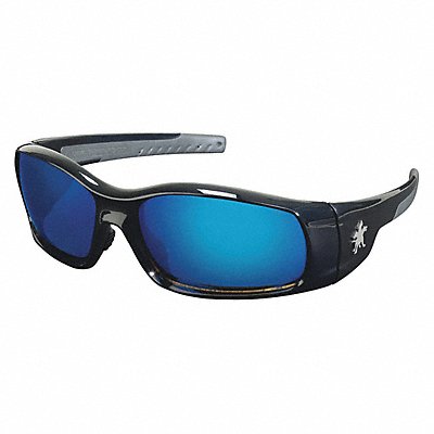 MCR SAFETY SR118B Safety Glass Blue Mirror Lens Full-Frame