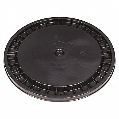 BASCO ROP2100CVRSNBR Plastic Pail Lid Brown Plastic