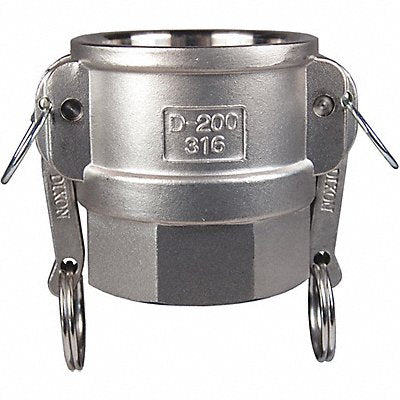 DIXON VALVE COUPLING G50DSS Cam and Groove Coupling 1/2 316 SS