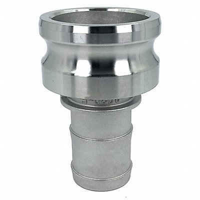 GRAINGER PLE110 Cam and Groove Adaptor 3 316 SS