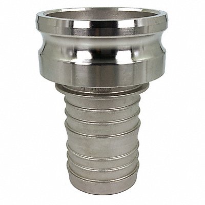 GRAINGER PLE111 Cam and Groove Adaptor 4 316 SS