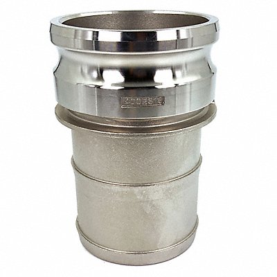 GRAINGER PLE112 Cam and Groove Adaptor 4 316 SS
