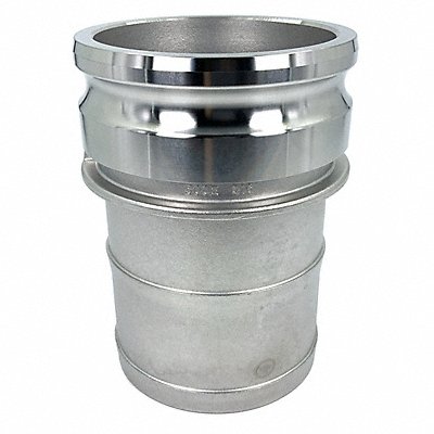 GRAINGER PLE113 Cam and Groove Adaptor 5 316 SS