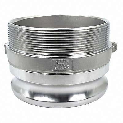 GRAINGER PLE125 Cam and Groove Adaptor 6 316 SS