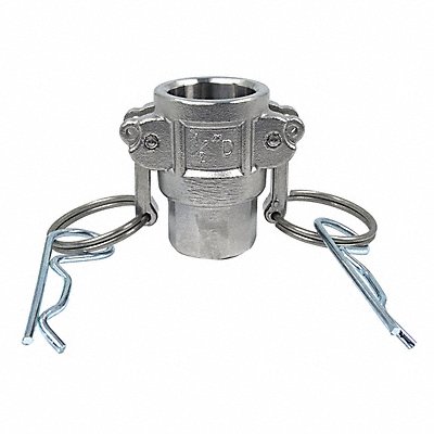 GRAINGER PLE148 Cam and Groove Coupling 1/2 316 SS