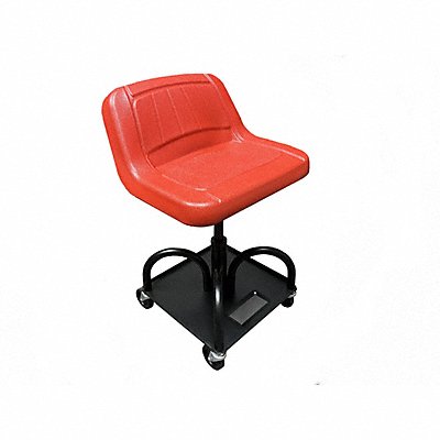 WHITESIDE MANUFACTURING HRASRED Mechanic Seat Steel 480 lb Load Cap.