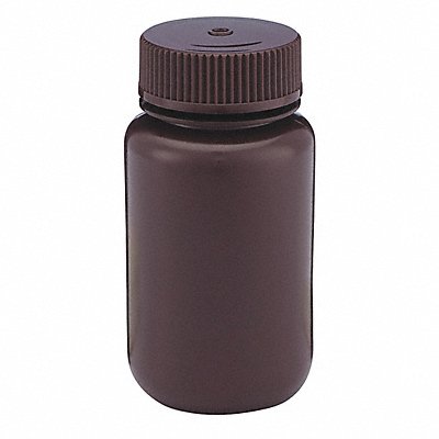 GLOBE SCIENTIFIC 7010125AM Bottle 99 mm H Amber 50 mm Dia PK12