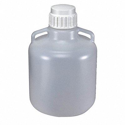 GRAINGER 7240010 Carboy 10 L 390 mm H Clear