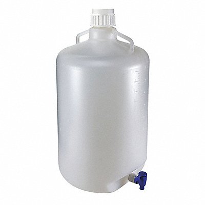 GRAINGER 7220050 Carboy 50 L 682 mm H Clear
