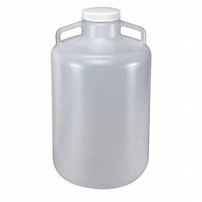 GRAINGER 7210020 Carboy 20 L 535 mm H Clear
