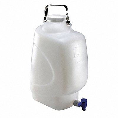 GRAINGER 7310020 Carboy 20 L 492 mm H Clear