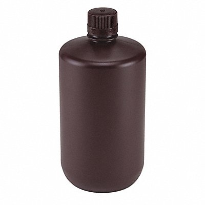 GLOBE SCIENTIFIC 7052000AM Bottle 252 mm H Amber 118 mm Dia