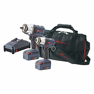 INGERSOLL RAND IQV20K201 Cordless Combination Kit 2 Tools 20V DC
