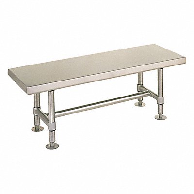 INSTOCK GRGB1672S ESD Gowning Bench 14 ga. 18 H 72 W