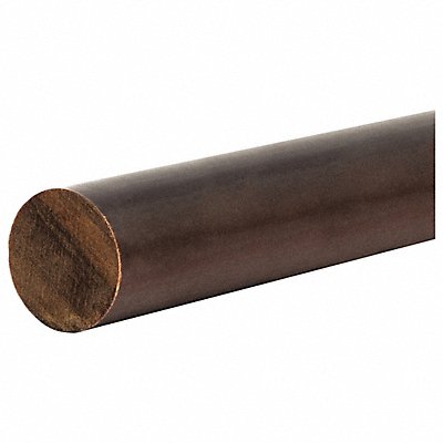 GRAINGER BULKCRGCE82 Plastic Rod GaroliteCE 1/2 Dia 2ftL Brown
