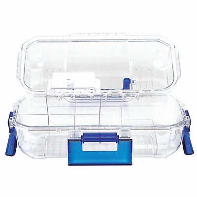 HEATHROW SCIENTIFIC 120569 Transport Case 15 in L (3) Lid Clasps