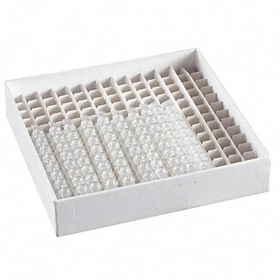 HEATHROW SCIENTIFIC HS120220 Cryogenic Vial Freezer Box White PK10