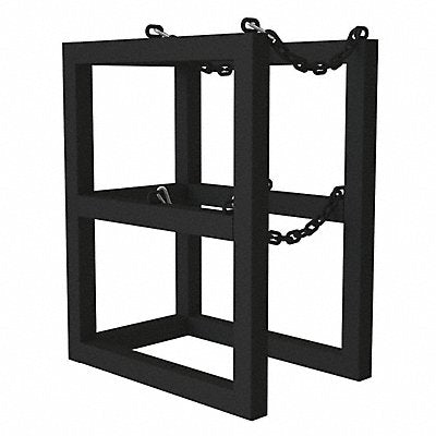 DURHAM MFG GCRV16243008T Gas Cylinder Rack Steel Tubing 24 D