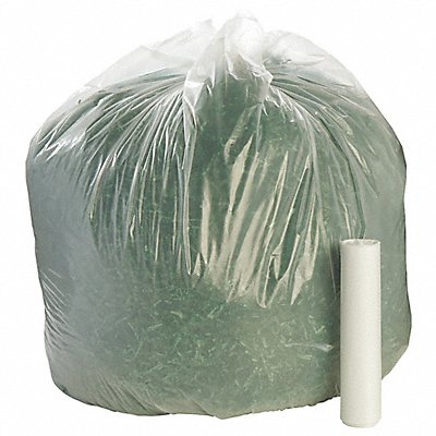 ABILITY ONE 810500NIB1403 Garbage Bags 60 gal Capacity Clear PK100