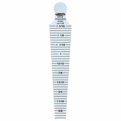 INSIZE 48333E Taper Gauge Graduations 1/64 in