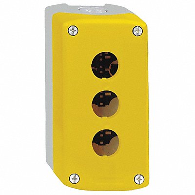 SCHNEIDER ELECTRIC XALK03H7 ContrlStationEnclosur 22mm 3Hole Plastic