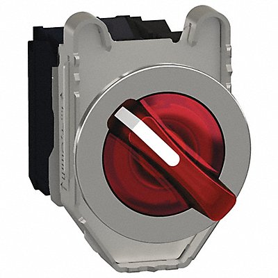 SCHNEIDER ELECTRIC XB4FK124B5 Selector Switch Illuminated 2 Pos 30mm Red