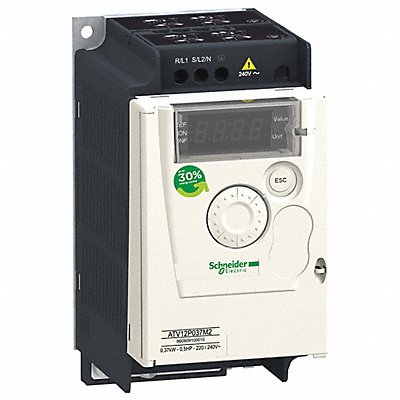 SCHNEIDER ELECTRIC ATV12P037M3 Variable Freq. Drive 11/20hp 200 to 240V
