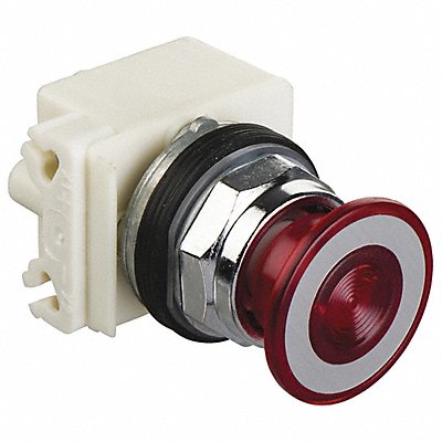 SCHNEIDER ELECTRIC 9001KR9P35LRR Mushroom Head Push Button Red LED 30mm