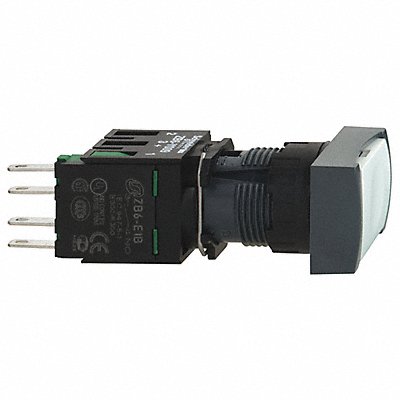 SCHNEIDER ELECTRIC XB6DA11B FlushPushButtonOperator NonIlluminated Wht 1NO