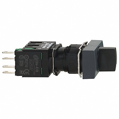 SCHNEIDER ELECTRIC XB6DD221B Selector Switch 2 Pos 16 mm Black