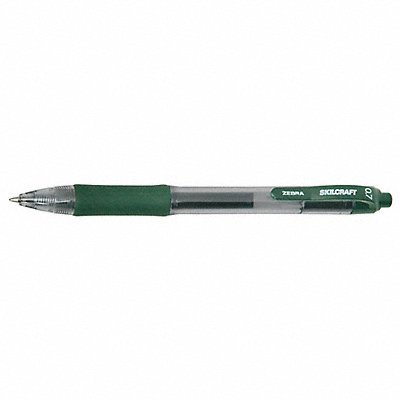 ABILITY ONE 7520020000000 Gel Pen 0.7mm Point Green Ink PK12