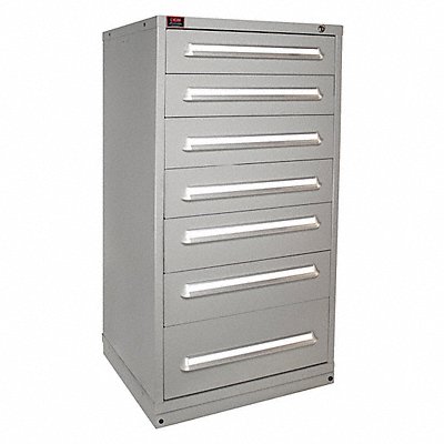 LYON DDM683030000GIL K3758 Modular Drawer Cabinet 59.25 x30 x28 DvGry 7Drwr