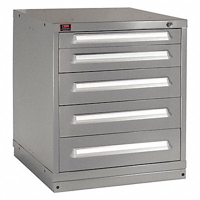 LYON DDM353030000BIL Modular Drawer Cabinet 33.25 x30 x28 DvGry 5Drwr
