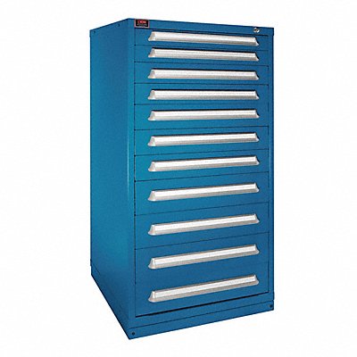 LYON X6M683030000FIL K3771 Modular Drawer Cabinet 59.25 x30 x28 Blue 11Drwr