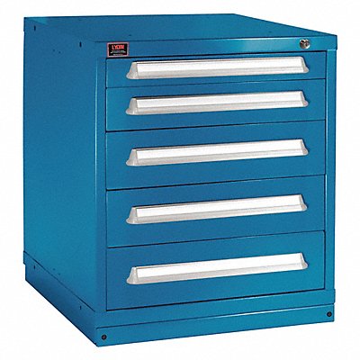 LYON X6M353030000BIL K3754 Modular Drawer Cabinet 59.25 x30 x28 Blue 5Drwr