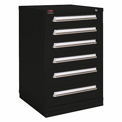 LYON KKM4930301008IL K3756 Modular Drawer Cabinet 44.25 x30 x28 Black 6Drwr