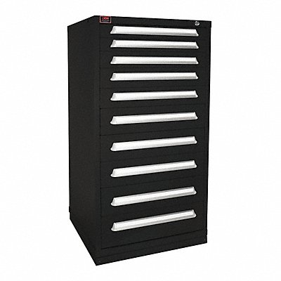 LYON KKM683030000CIL Modular Drawer Cabinet 59.25 x30 x28 Black 10Drwr