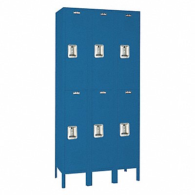 LYON X6C52023I Locker 2x3Locker Mrn Bl 78 x36 x12 Unassembled
